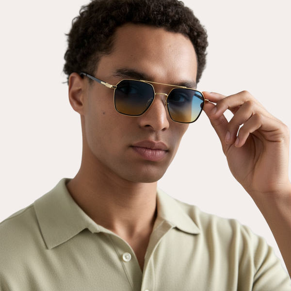 Éclat Golden Sunglasses