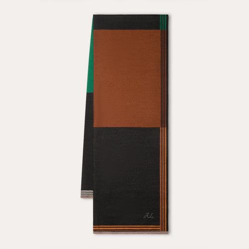 Atelier Emerald Block Scarf